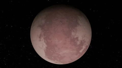 Flying over an unknown planet Stock Footage 58640623