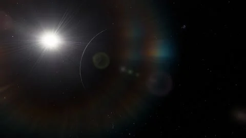 Flying over an unknown planet Stock Footage 146459800