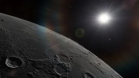 Flying over an unknown planet Video stock 146459871