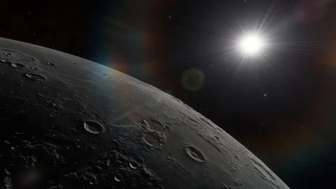 Flying over an unknown planet Stock Footage 146459879