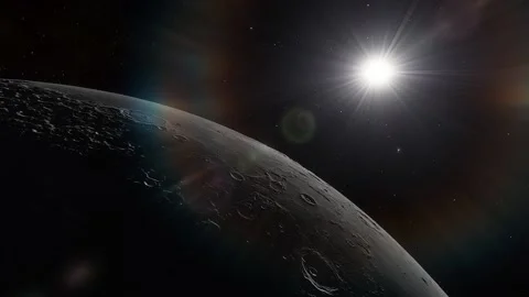 Flying over an unknown planet Stock Footage 146459888
