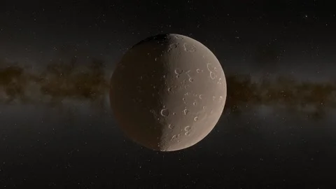 Flying over an unknown planet Stock Footage 146459993