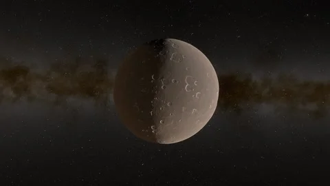 Flying over an unknown planet Stock Footage 146460007