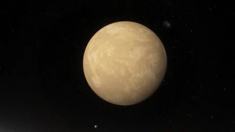 Flying over an unknown planet Stock Footage 146537347