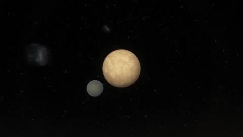 Flying over an unknown planet Stock Footage 146537399