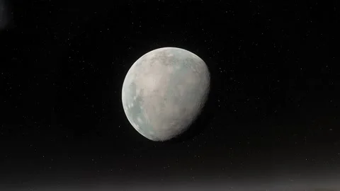 Flying over an unknown planet Stock Footage 146566884