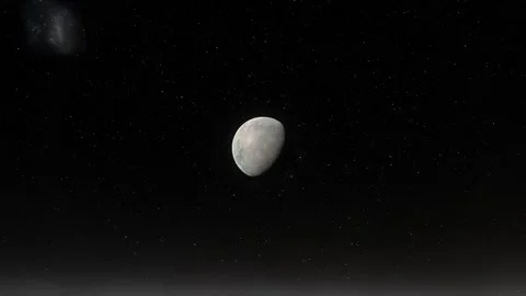 Flying over an unknown planet Stock Footage 146566899
