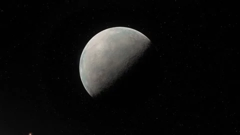 Flying over an unknown planet Stock Footage 146566909