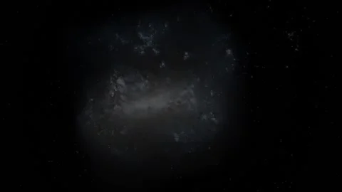 Flying over an unknown planet Stock Footage 146566937