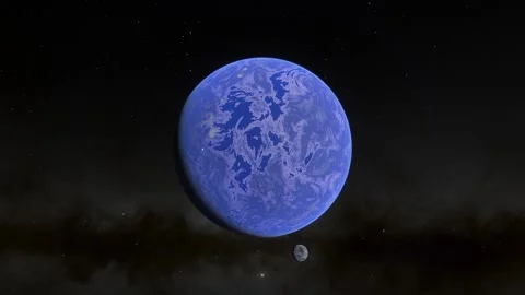 Flying over an unknown planet Stock Footage 146567052