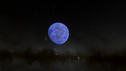 Flying over an unknown planet Stock Footage 146567065