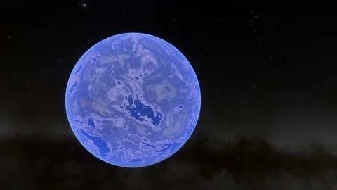 Flying over an unknown planet Stock Footage 146567074