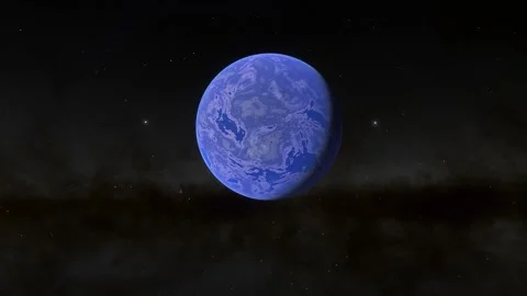 Flying over an unknown planet Stock Footage 146567076