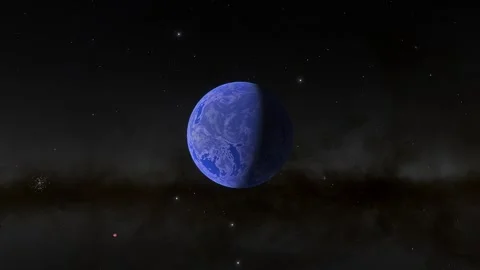 Flying over an unknown planet Stock Footage 146567082