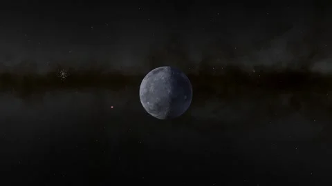 Flying over an unknown planet Stock Footage 146567088