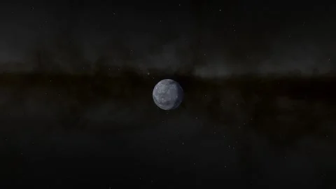 Flying over an unknown planet Stock Footage 146567095