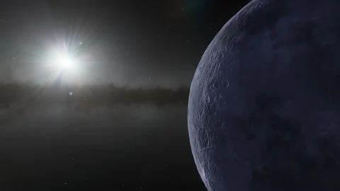 Flying over an unknown planet Stock Footage 146567103