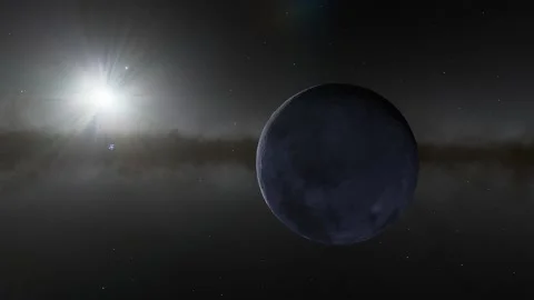 Flying over an unknown planet Stock-Footage 146567113