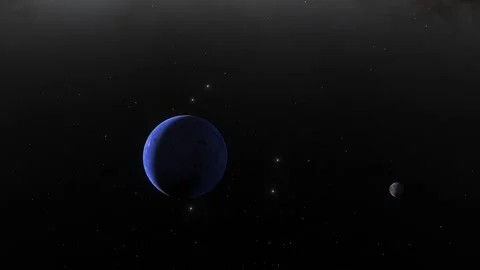 Flying over an unknown planet Stock Footage 147130757