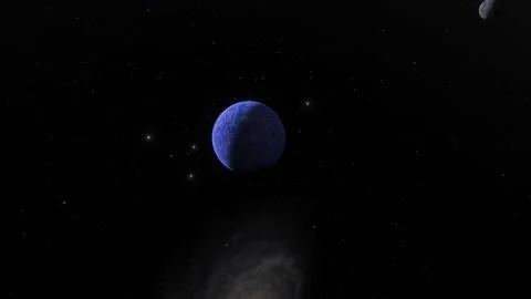 Flying over an unknown planet Stock Footage 147130798