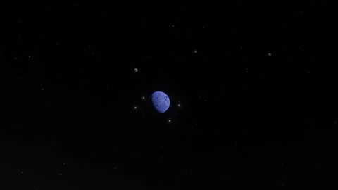 Flying over an unknown planet Stock Footage 147130813