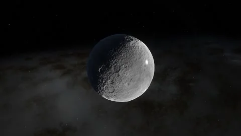 Flying over an unknown planet Stock Footage 147130826