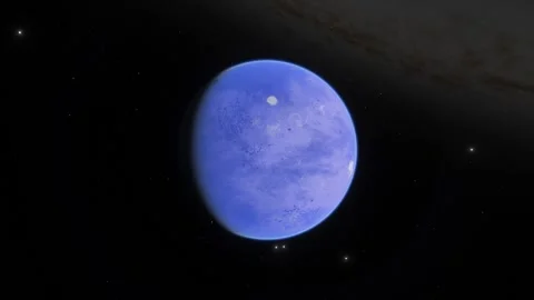 Flying over an unknown planet Stock Footage 147130968