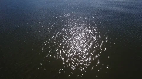 Flying over the water Stock Footage 66387746