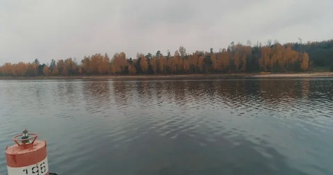 Flying over water Stock Footage 101672011