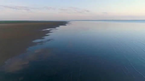 Flying over water Stock Footage 121749492