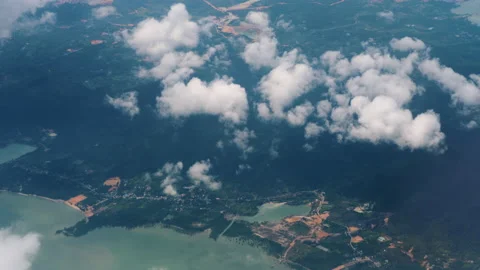Flying over white clouds Stock Footage 221624664