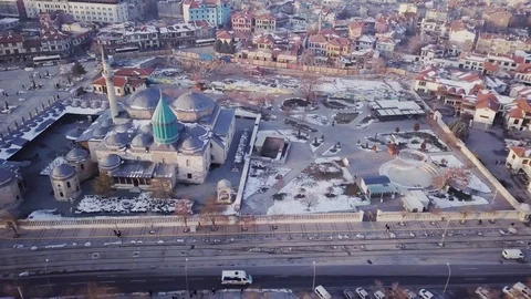 Flying pan mevlana Stock Footage 102633047