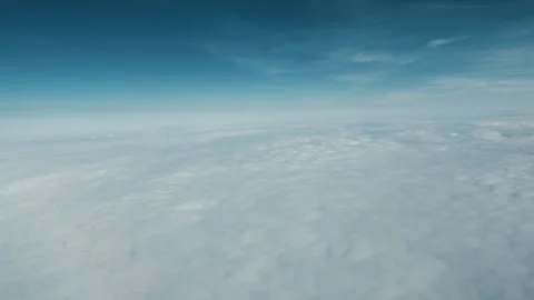 Flying In The Paradise Clouds Stock Footage 306293163