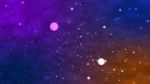 Flying Particle Background Animation Template Stock Footage 196599422