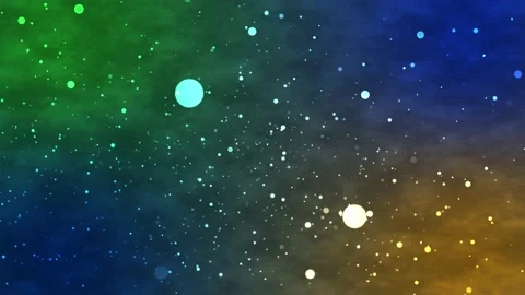 Flying Particle Background Animation Template-3 Stock Footage 196841875