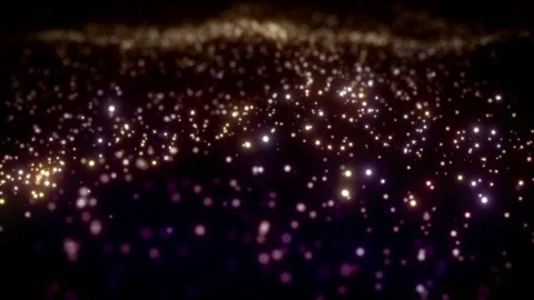 Flying Particle Wave Stock Footage 251772398