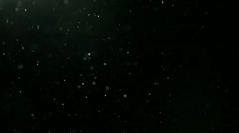 Flying particles 38 - floating dust particles - Black background Stock Footage 52886798