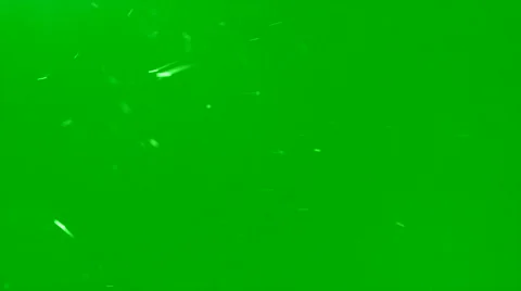 Flying particles 41 - Suction of dust particles - Green background / transition Stock Footage 52918935