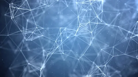 Flying particles and lines Stock Footage 37957790