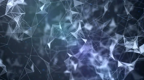 Flying particles and lines Stock Footage 62404930