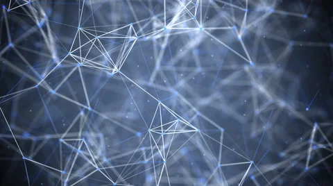 Flying particles and lines Stock Footage 63474193