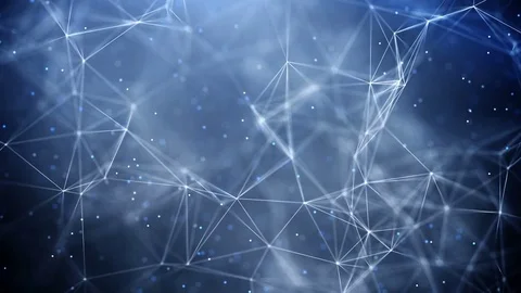 Flying particles and lines Stock Footage 85190207