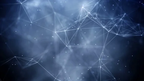 Flying particles and lines Stock Footage 85286812