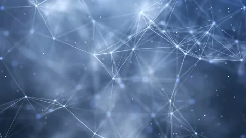 Flying particles and lines Stock Footage 90829500