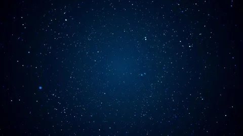 Flying Particles from Center on Blue Space Background Animation Loop 60 fps Stock Footage 337158740