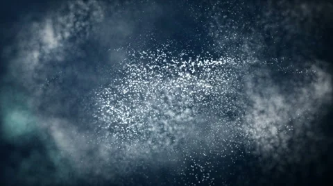 Flying particles Stock Footage 35266380