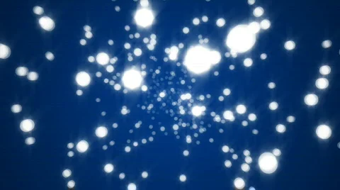 Flying particles, seamlessly looping. Version 1 of 3. Stock Footage 293563