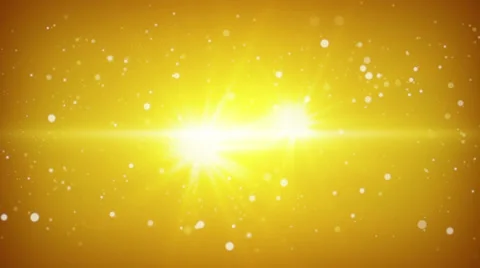 Flying particles yellow loopable background Stock Footage 36794667