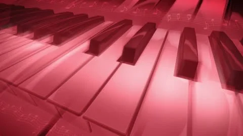 Flying Piano Video stock 10570697