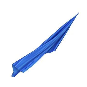 Flying piece of cloth Stock Illustration